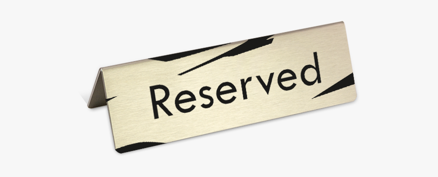 Reserved Signs, Table Numbers, Table Signs, Reserved - Wood, HD Png Download, Free Download