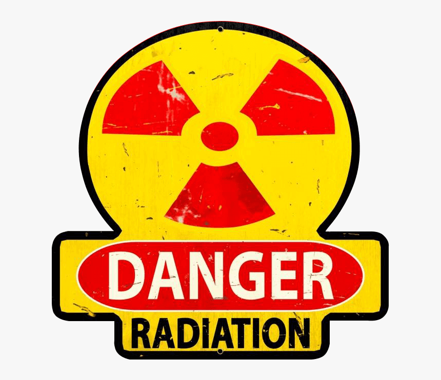 Danger Radiation Metal Sign - Radiation Danger, HD Png Download, Free Download