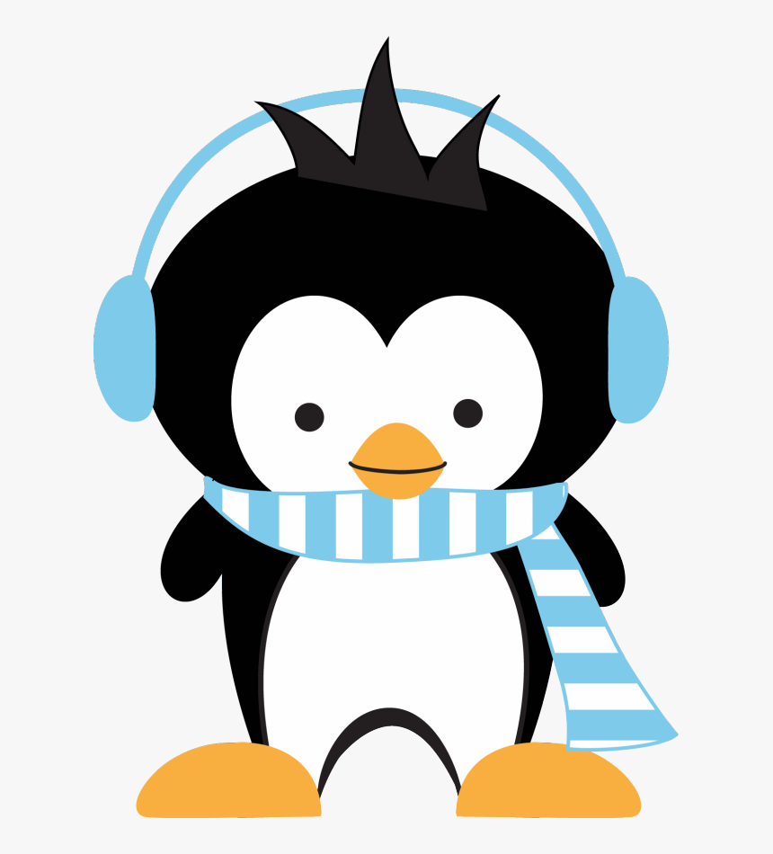 Cute Winter Penguin Clipart, HD Png Download, Free Download