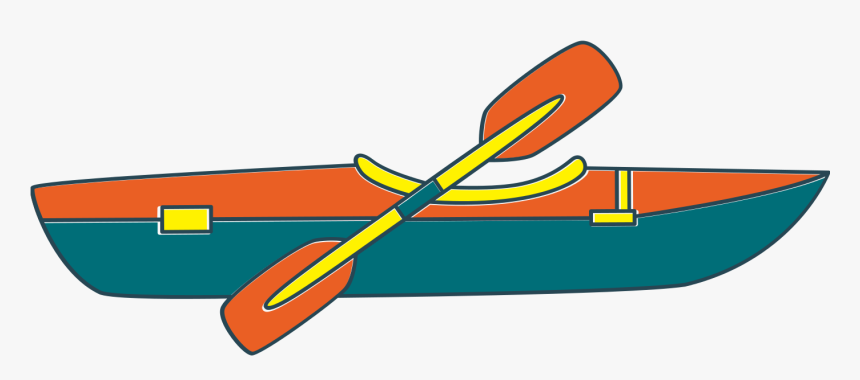 Kayaking Clipart Boat Oar - Kayak, HD Png Download, Free Download