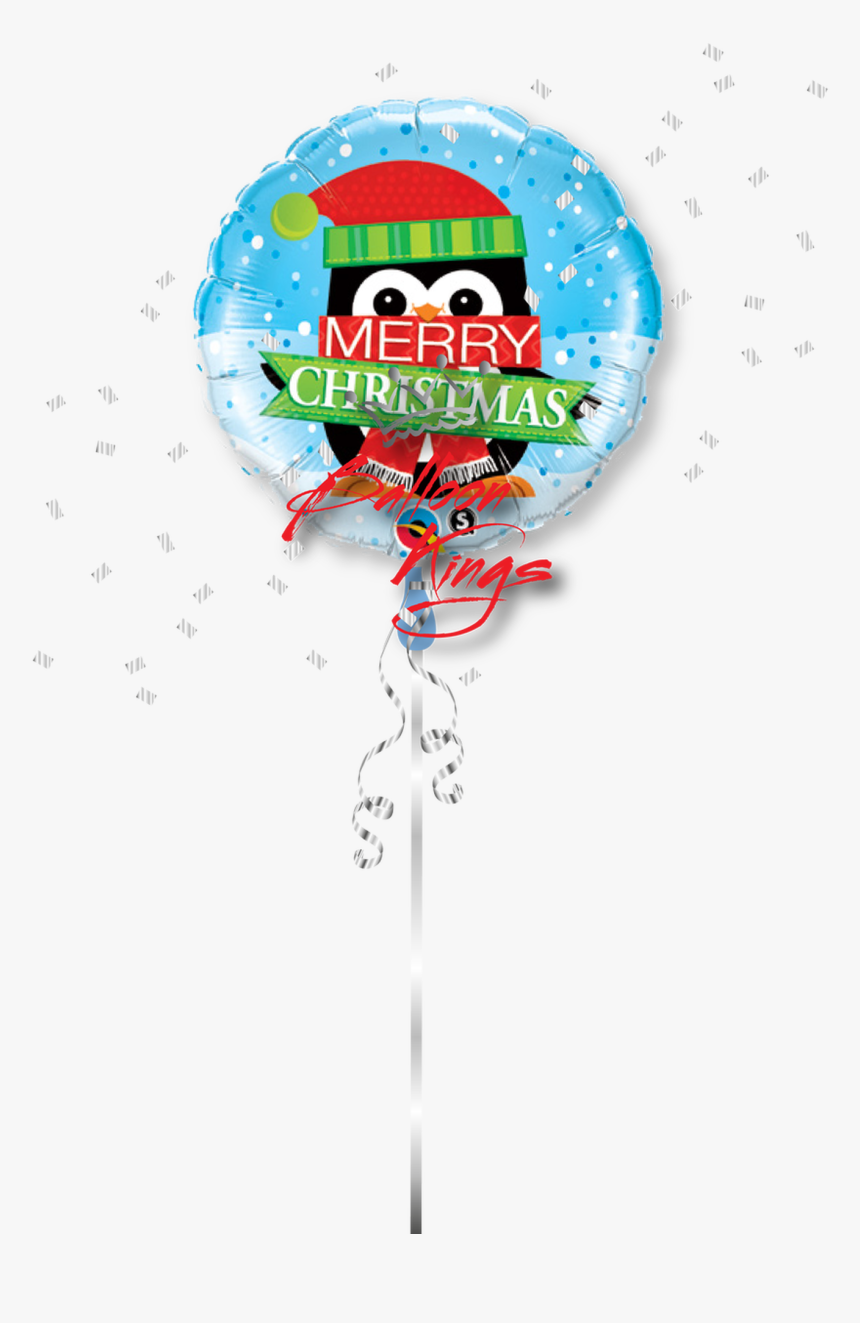 Merry Christmas Penguin - Balloon, HD Png Download, Free Download