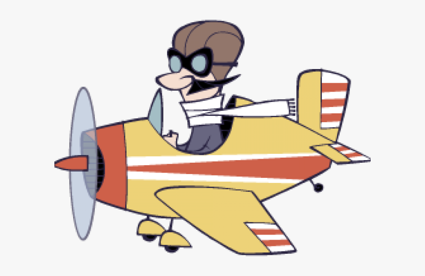 Cartoon Flying Airplane Png , Png Download - Fly A Plane Cartoon, Transparent Png, Free Download