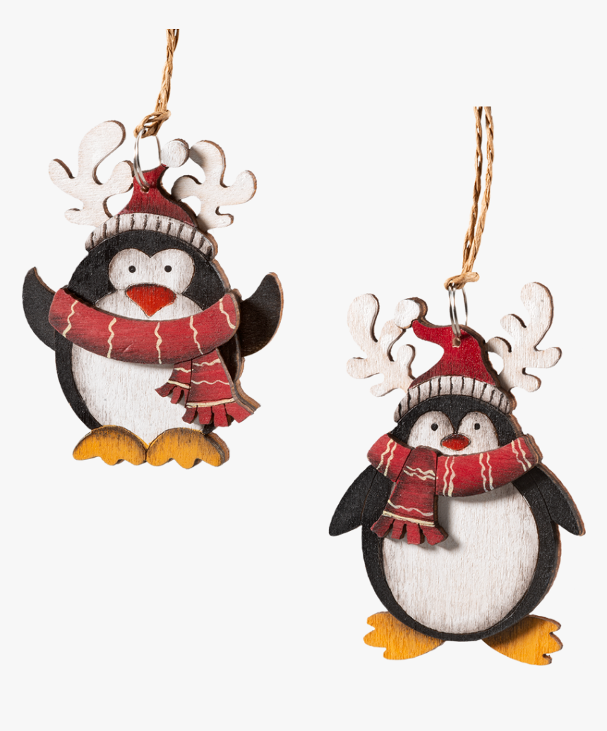 Christmas Penguins, 2 Pieces - Cartoon, HD Png Download, Free Download