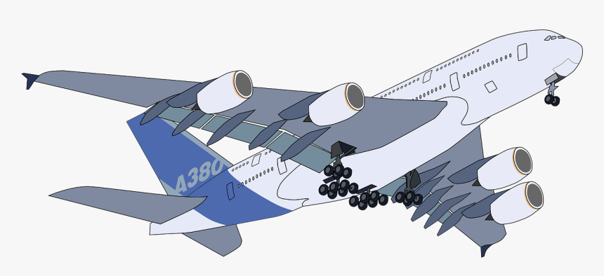Airbus A380 Clipart, HD Png Download, Free Download