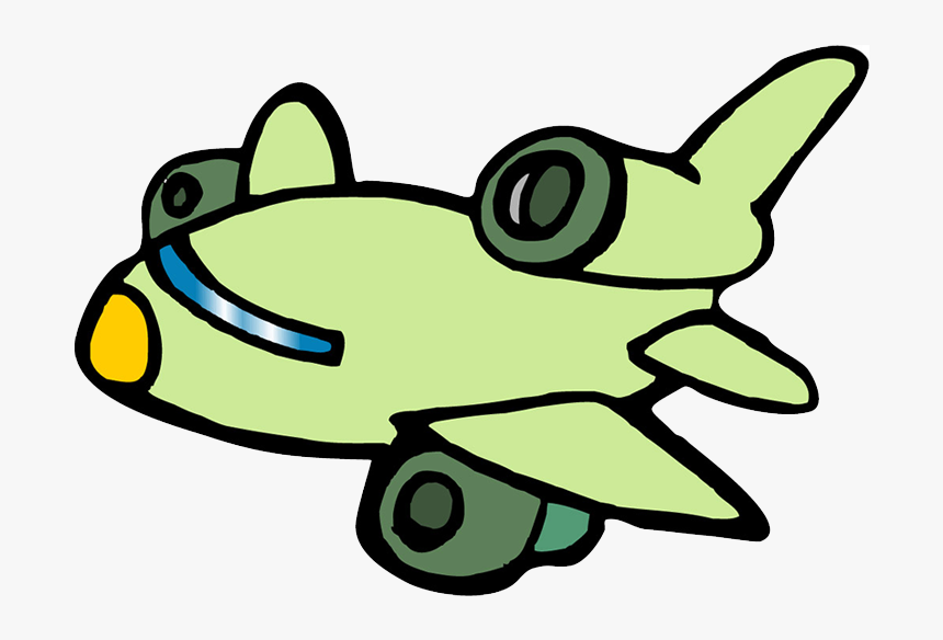 Airplane Cartoon Image - Airplane Draw Cartoon Png, Transparent Png, Free Download