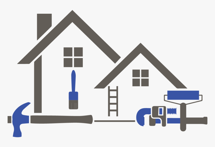Best Idea And Modern House - Home Improvement Clip Art, HD Png Download, Free Download