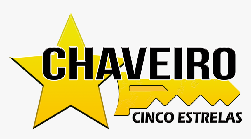 Logo Chaveiro Cinc Estrelas - Graphic Design, HD Png Download, Free Download