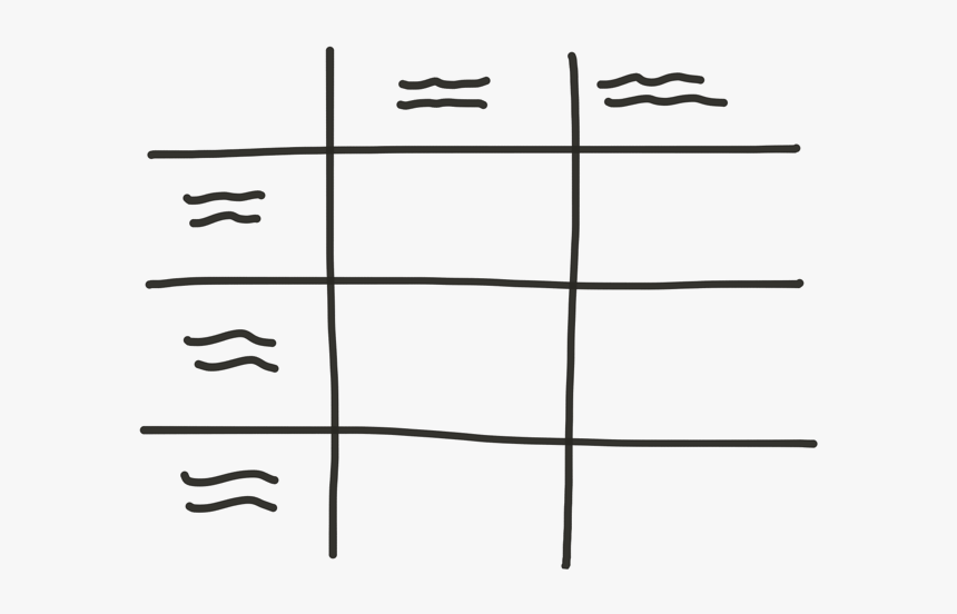 Hand Drawn Table, HD Png Download, Free Download