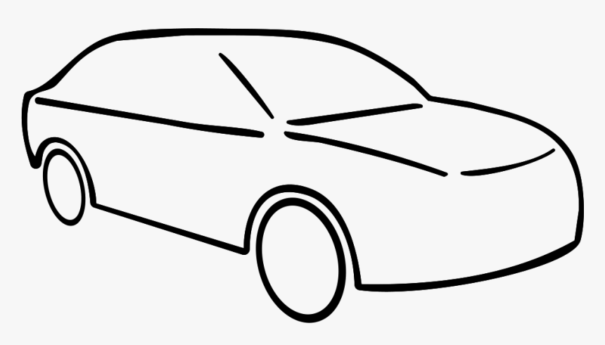 Car - Car Line Art Png, Transparent Png, Free Download