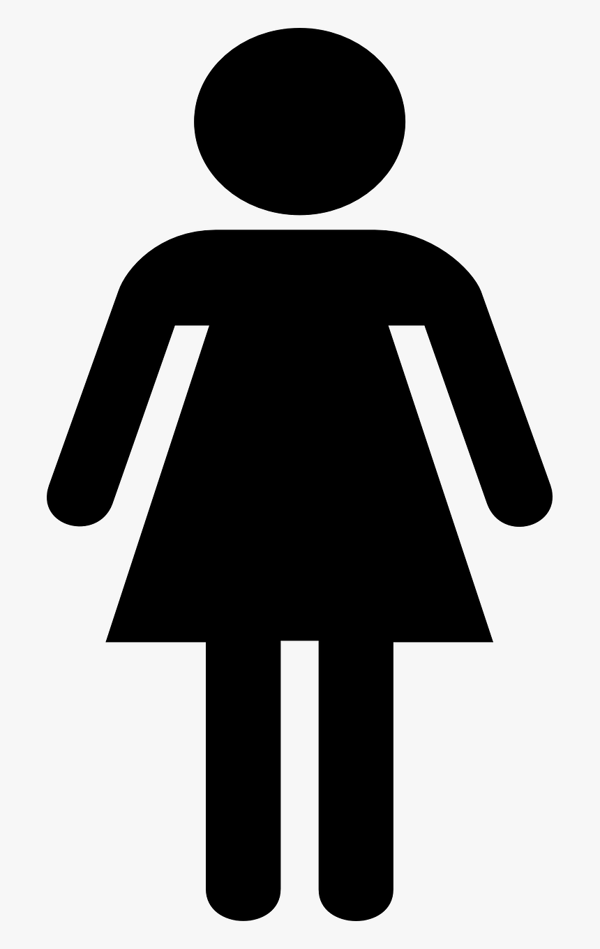 White Female Stick Figure, HD Png Download, Free Download