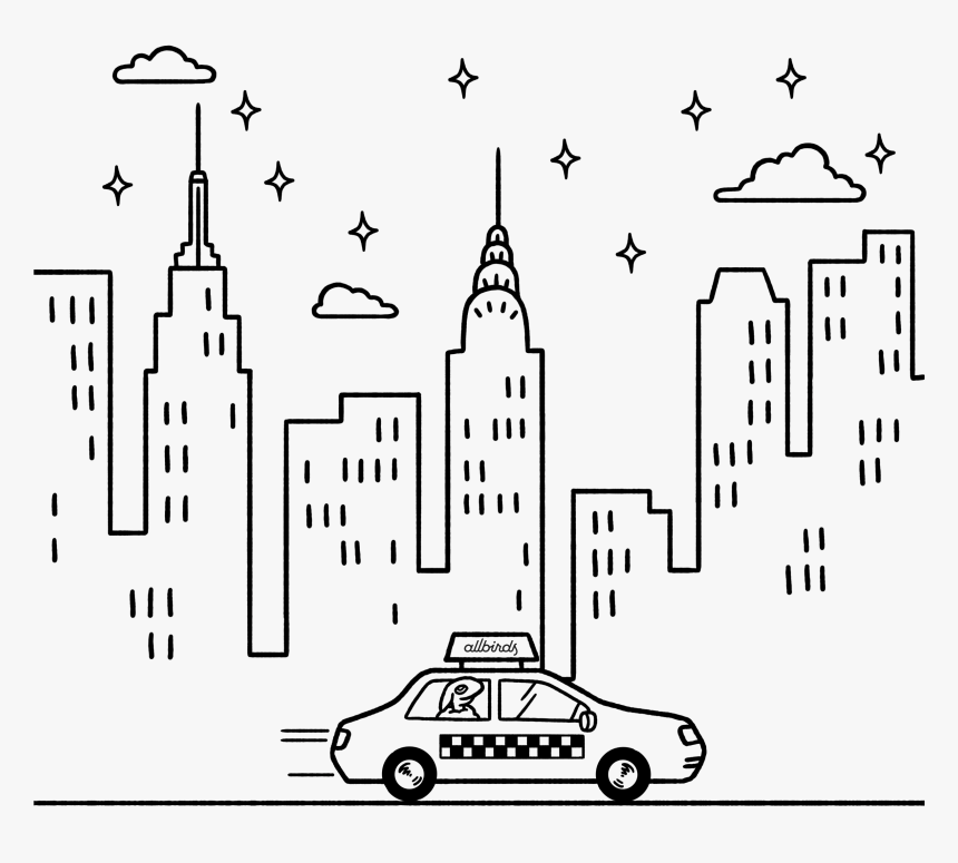 Transparent New York Skyline Silhouette Png - New York City Drawing Easy, Png Download, Free Download