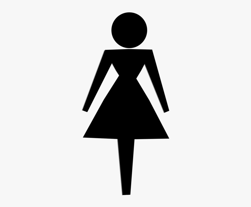 Standing,silhouette,logo - Woman Icon Png, Transparent Png, Free Download