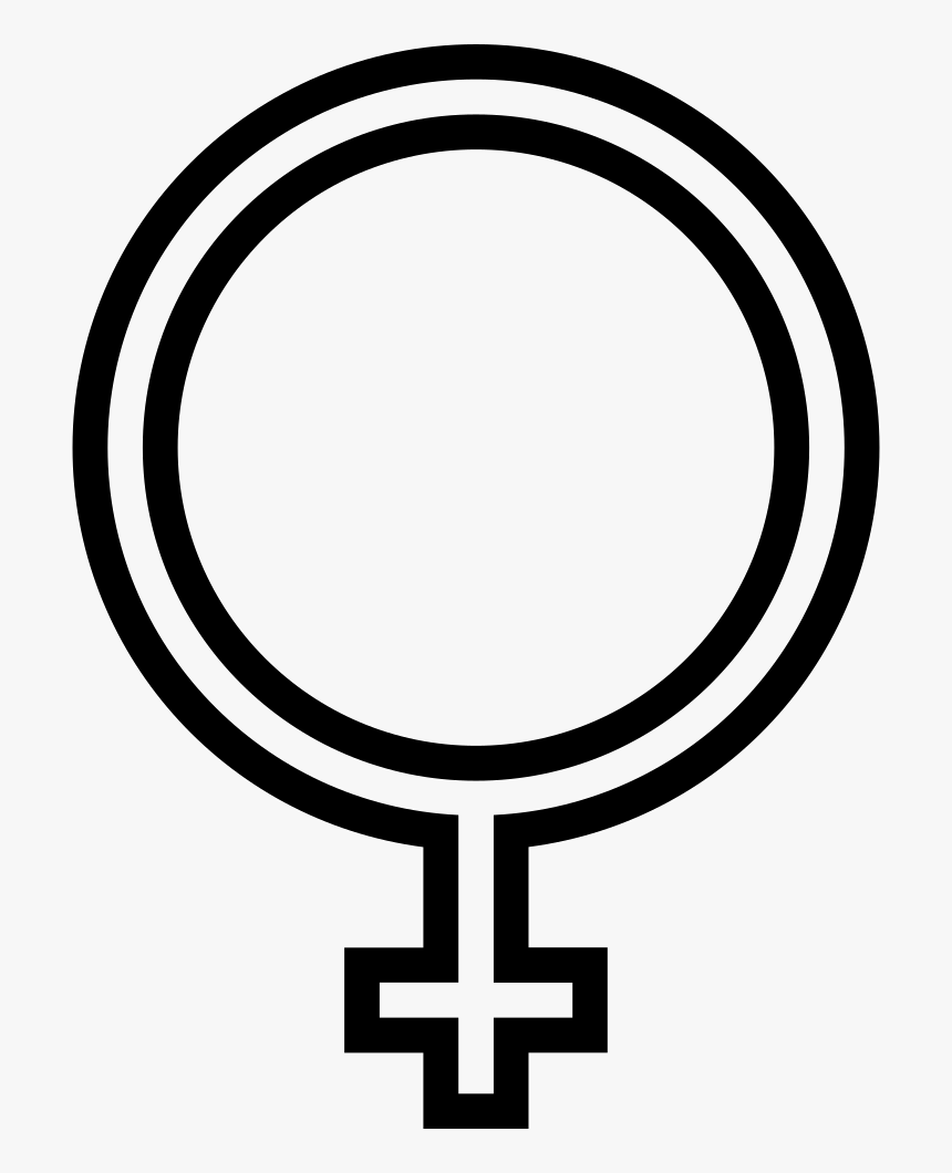 Female Gender Sign - Signo De Genero Masculino Y Femenino Para Power Point, HD Png Download, Free Download