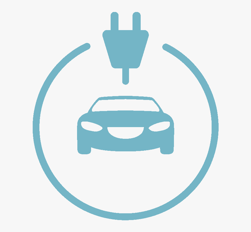 Electric Car Png - Electric Car Charger Drawing, Transparent Png, Free Download