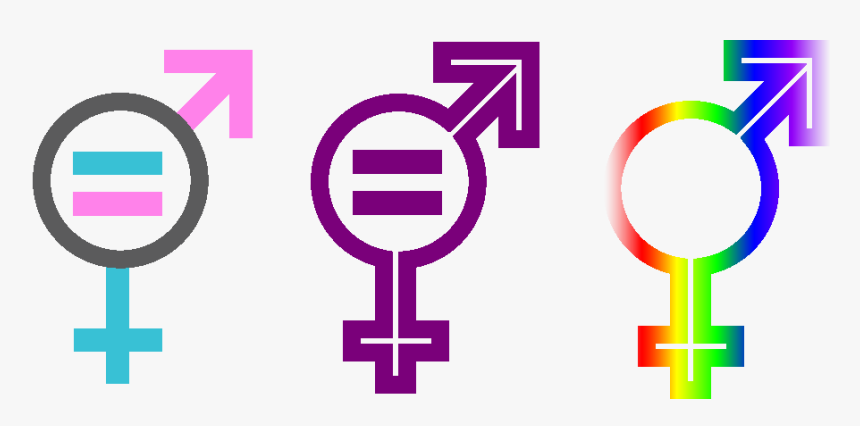 Equality For All Symbol Download - Gender Equality Symbol In Color, HD Png Download, Free Download