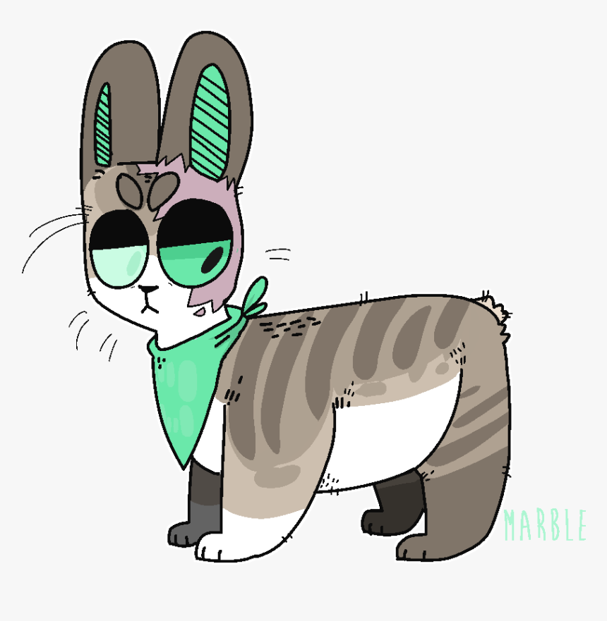 Warrior Cats Character Doodle By Marble Cat Paws - Warrior Cats, HD Png Download, Free Download