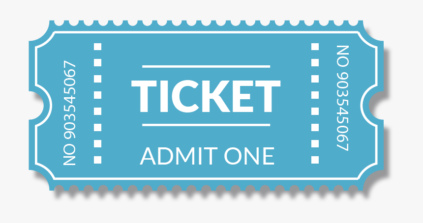 Raffle Tickets Online - Blue Tickets Transparent Background, HD Png Download, Free Download