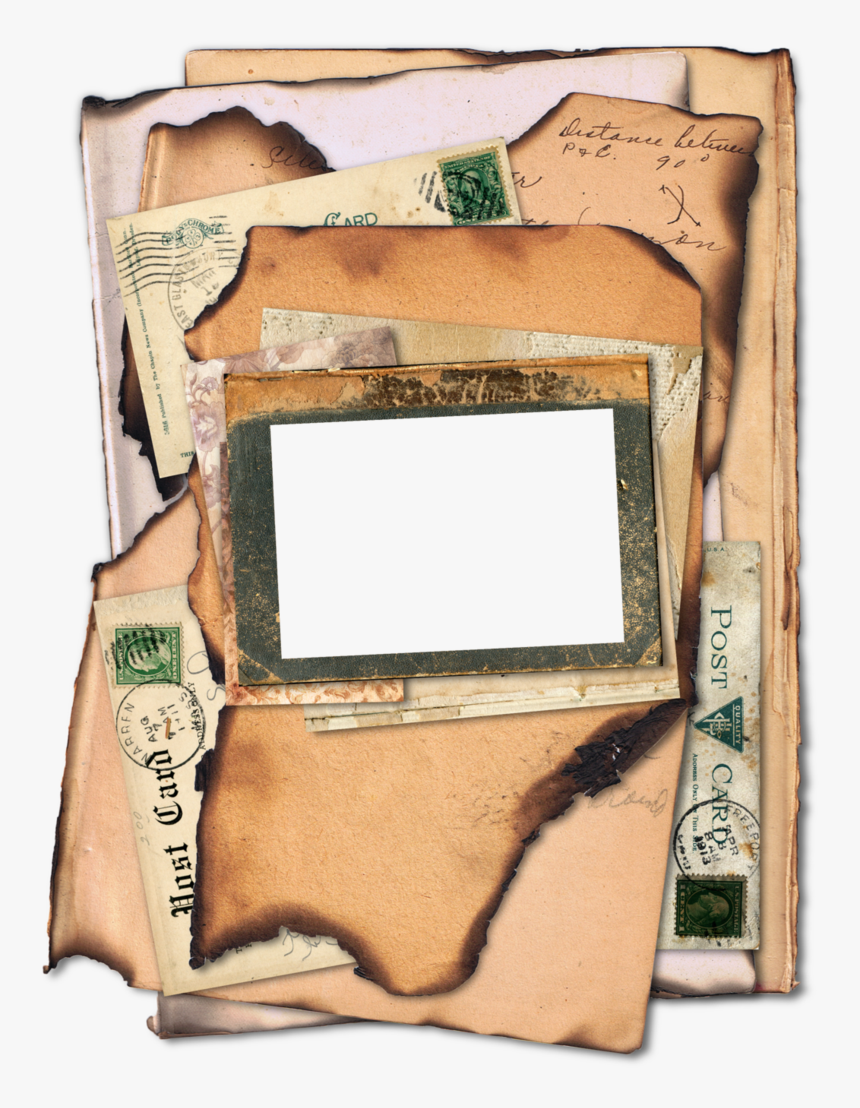 Newspaper Scrapbook Photo Frame, HD Png Download, Free Download