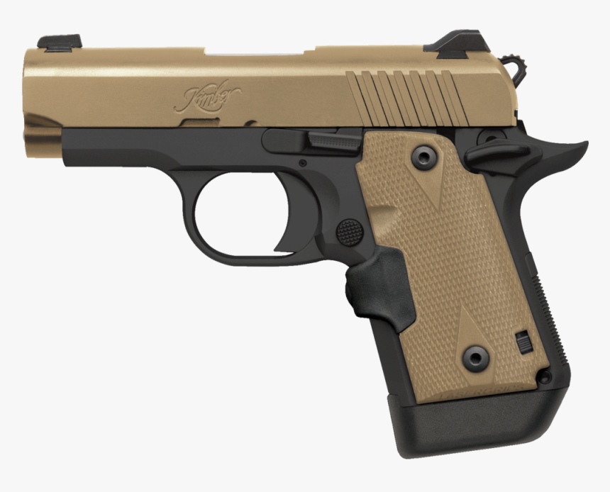 Micro9 Dtlg Leftprofile 1 - Kimber Micro 9 Desert Tan, HD Png Download, Free Download