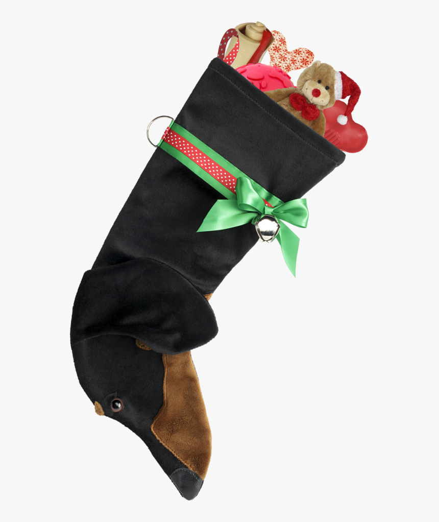 This Black And Tan Dachshund Dog Christmas Stocking - Dog Breed Christmas Stockings, HD Png Download, Free Download