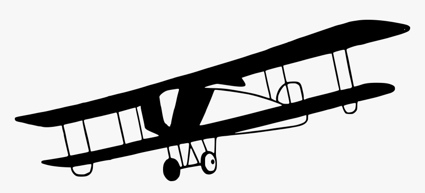 Airplane Aircraft Biplane Clip Art - Wright Brothers Plane Vector, HD Png Download, Free Download