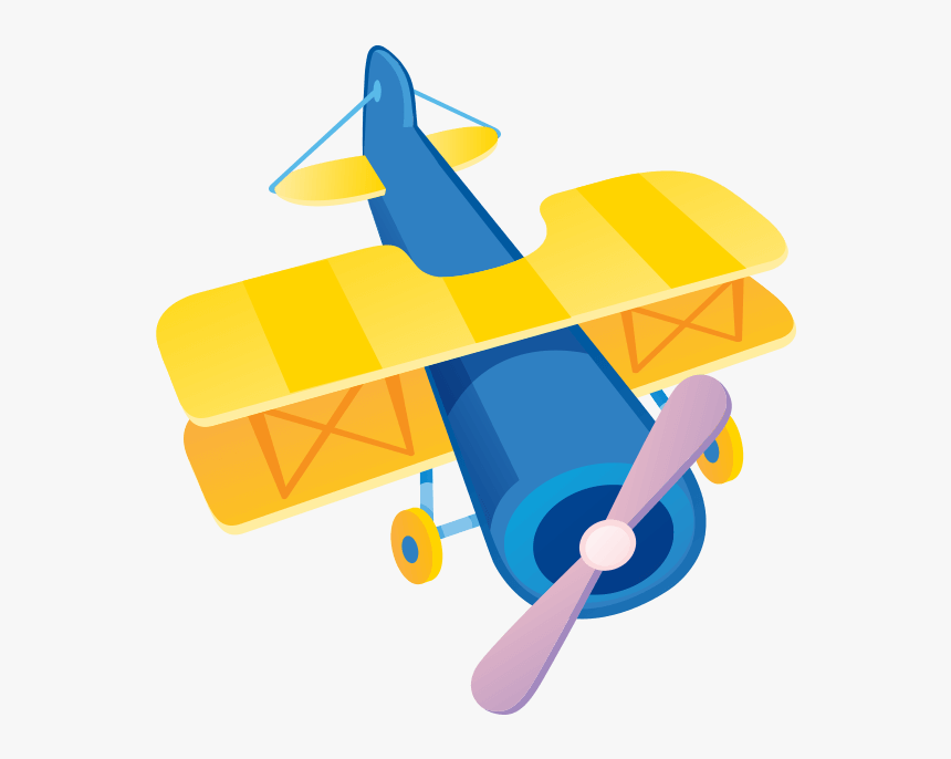 Biplane Clipart Yellow - Biplane, HD Png Download, Free Download