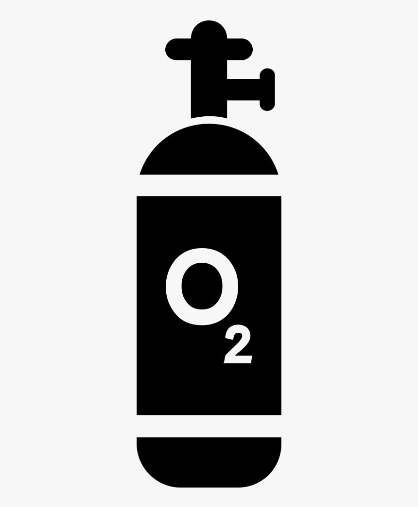 Oxygen Tank Clipart Black And White, HD Png Download, Free Download