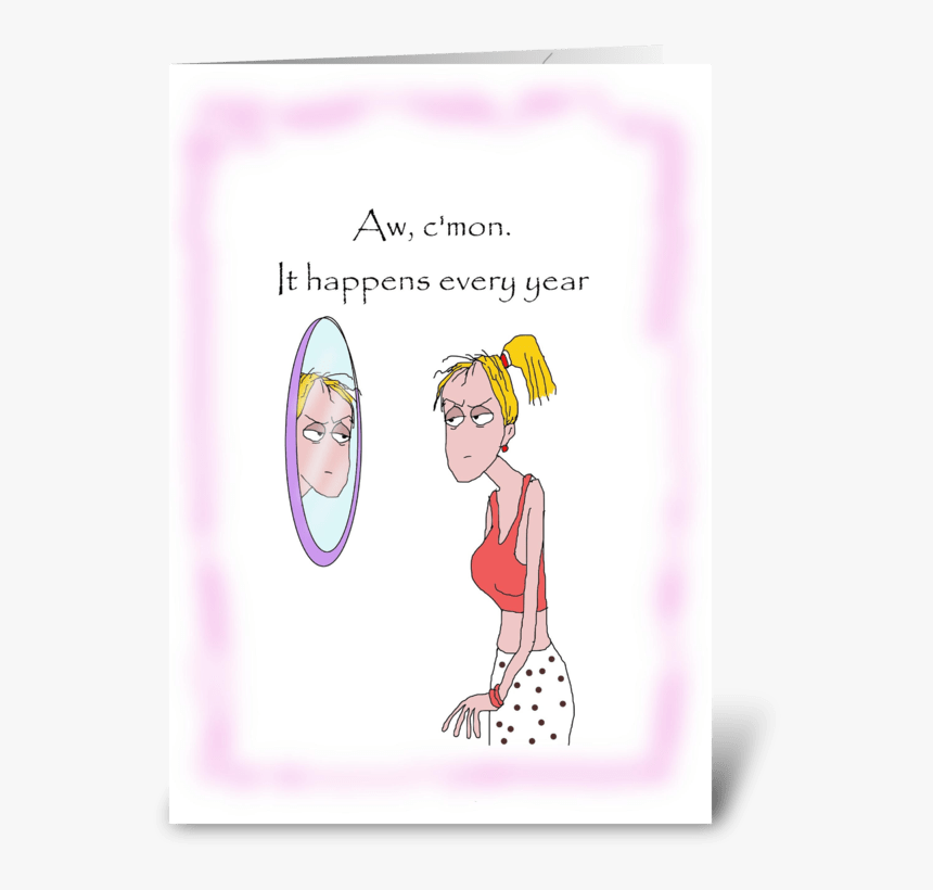 Wrinkles Greeting Card - Cartoon, HD Png Download, Free Download