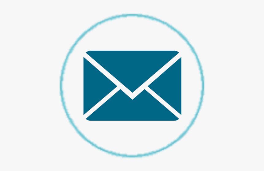 Email Blue Icon White Png, Transparent Png, Free Download