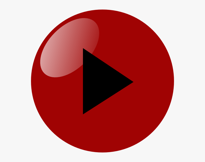 Stop Button Dark Red Clip Art - Circle, HD Png Download, Free Download