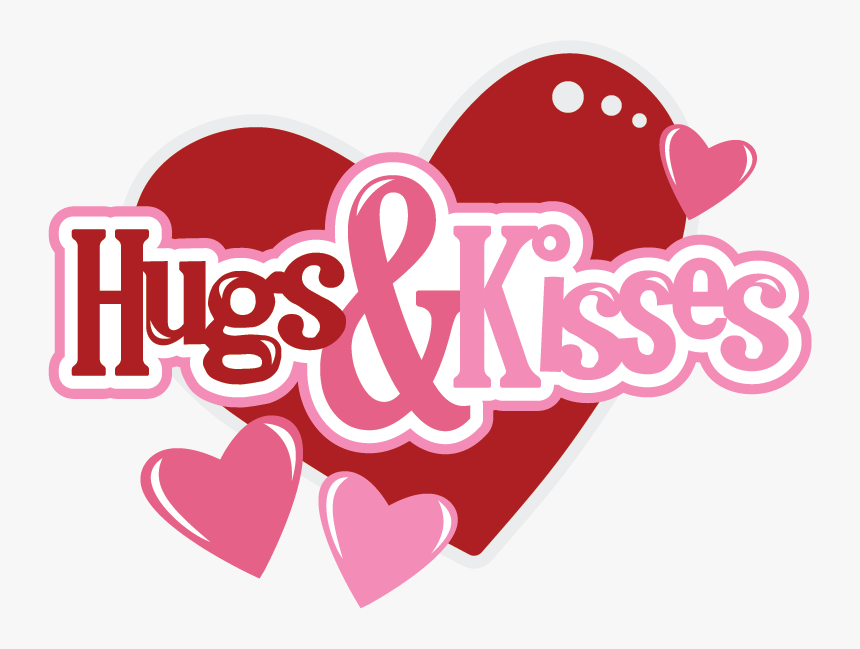 Hugs And Kisses Words, HD Png Download, Free Download