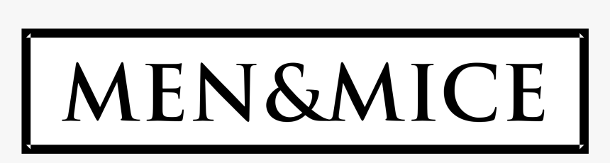 Men & Mice Logo Png Transparent - Men And Mice Logo, Png Download, Free Download