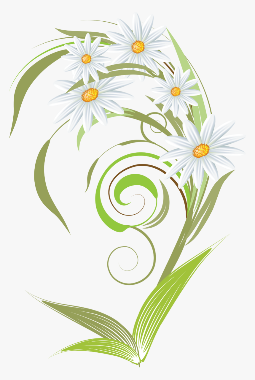 Camomile Art Png - Heart Vector, Transparent Png, Free Download