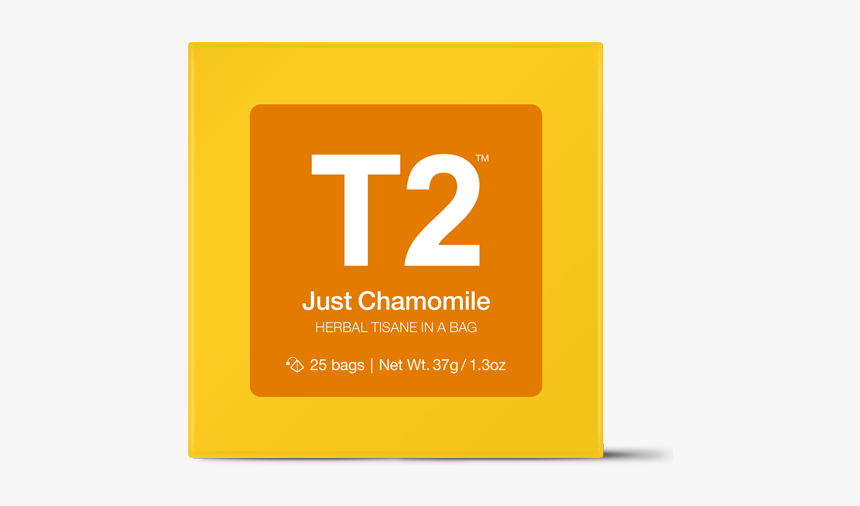 Just Chamomile Teabag Gift Cube - T2 Just Chamomile, HD Png Download, Free Download
