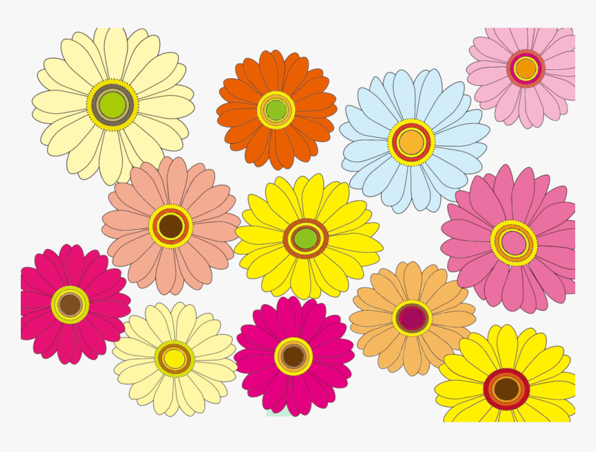 Plant,flower,chamomile - Bunte Blumen Zum Ausdrucken, HD Png Download, Free Download