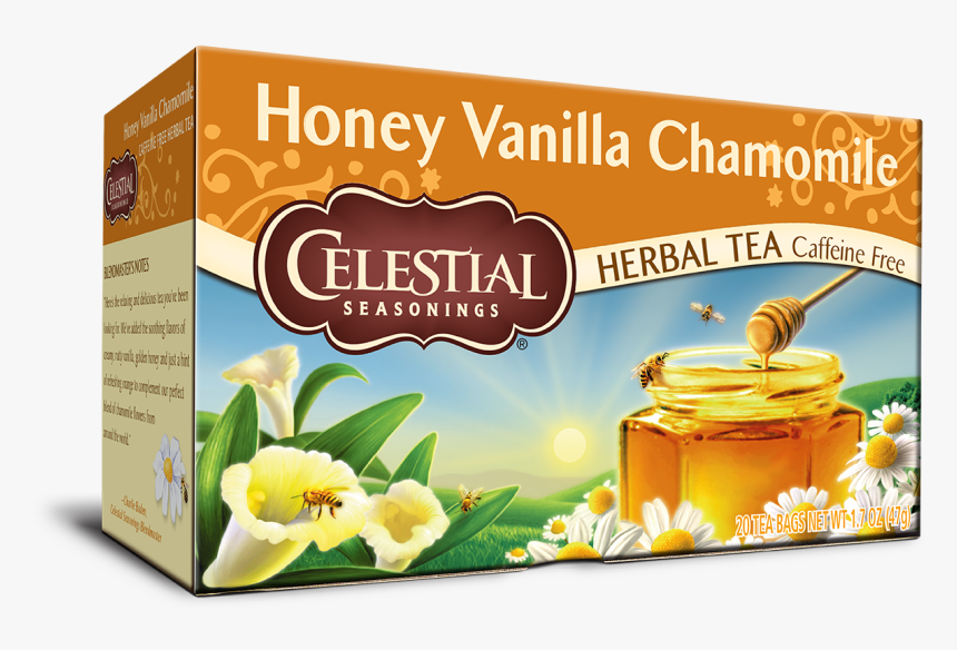 Celestial Honey Vanilla Chamomile Tea , Png Download - Celestial Seasonings Honey Vanilla Chamomile Lip Balm, Transparent Png, Free Download