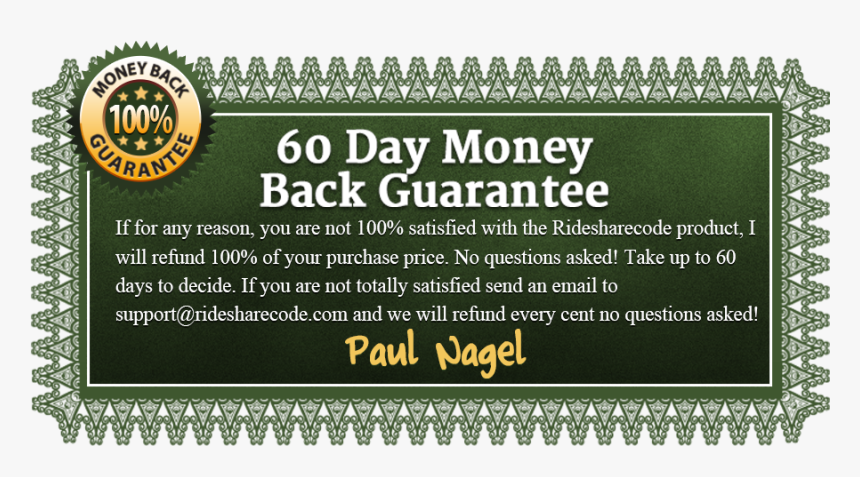 60 Day Money Back Guarantee Png -refund Policy - Circle, Transparent Png, Free Download