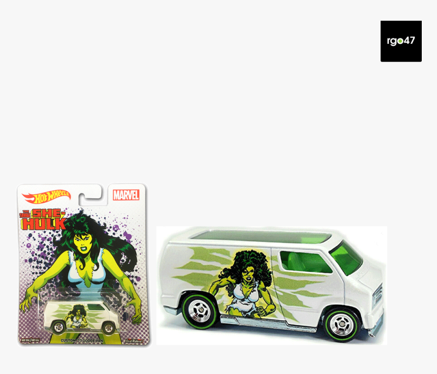 Monument Hot Wheels Marvel The Savage She-hulk Cus - Hot Wheels Marvel She Hulk, HD Png Download, Free Download
