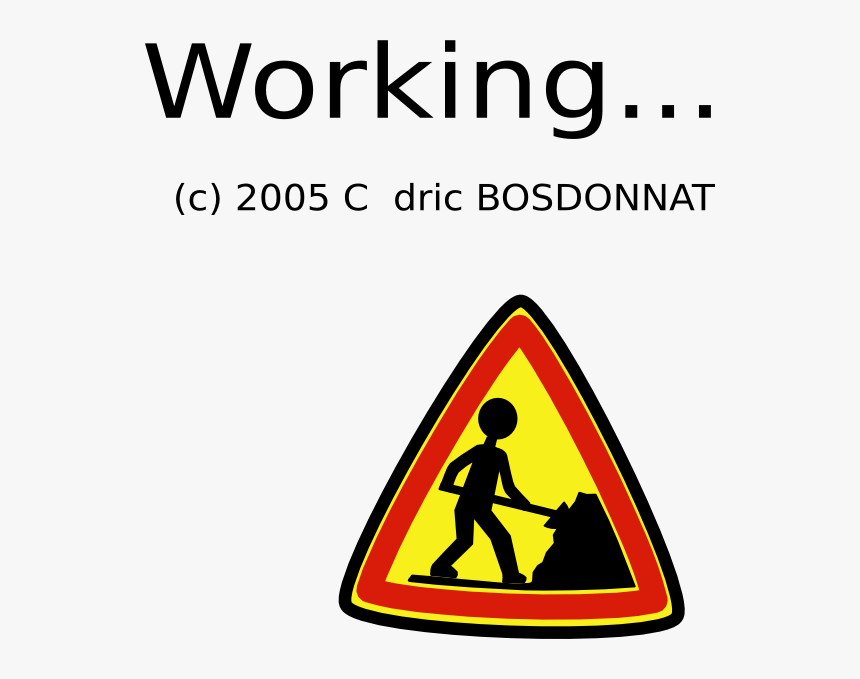 Free Vector Under Construction Clip Art - Under Construction Clip Art, HD Png Download, Free Download