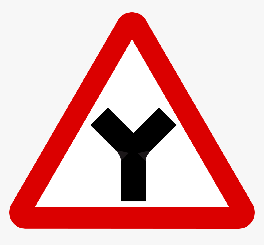 Blank Road Sign Png - Dangerous Bend Road Sign, Transparent Png, Free Download