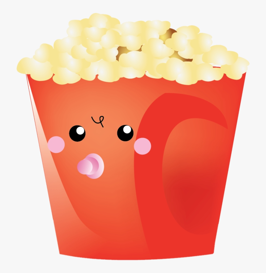 Popcorn Carnival Clip Art Clipart Cute Transparent - Popcorn Clipart Cute, HD Png Download, Free Download