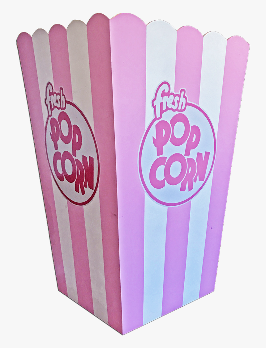 Pink Popcorn Box - Popcorn Box Prop, HD Png Download, Free Download