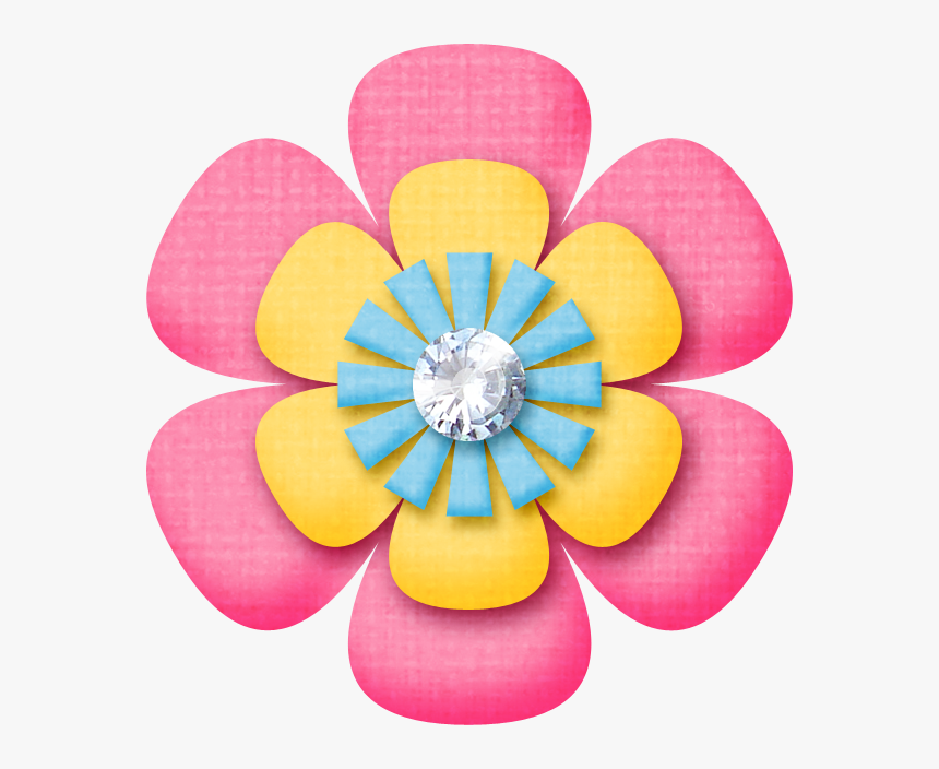 Cute Clipart, Flower Plates, Flower Art, Flower Crafts, - Craft Flower Clipart, HD Png Download, Free Download