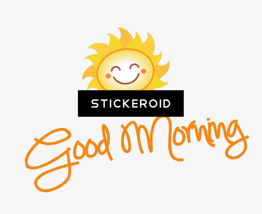 Good Morning Png Download , Png Download - Whatsapp Good Morning Stickers, Transparent Png, Free Download