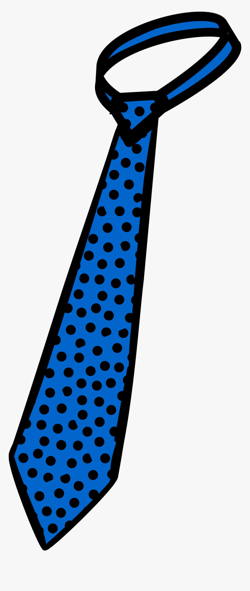 Polka-dot Tie Clip Arts - Clip Art Picture Of Tie, HD Png Download, Free Download