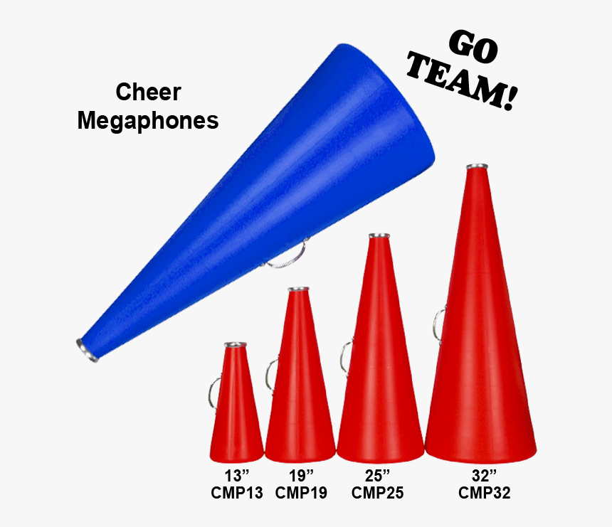 View - Go Team Megaphones, HD Png Download, Free Download