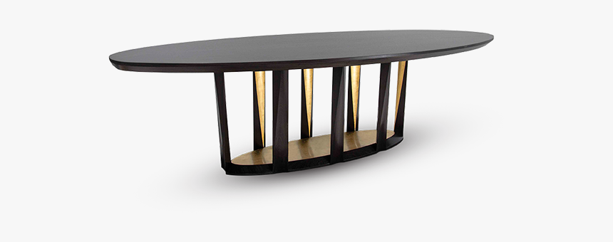 Nola Elliptical Dining Table Hellman Chang, HD Png Download, Free Download