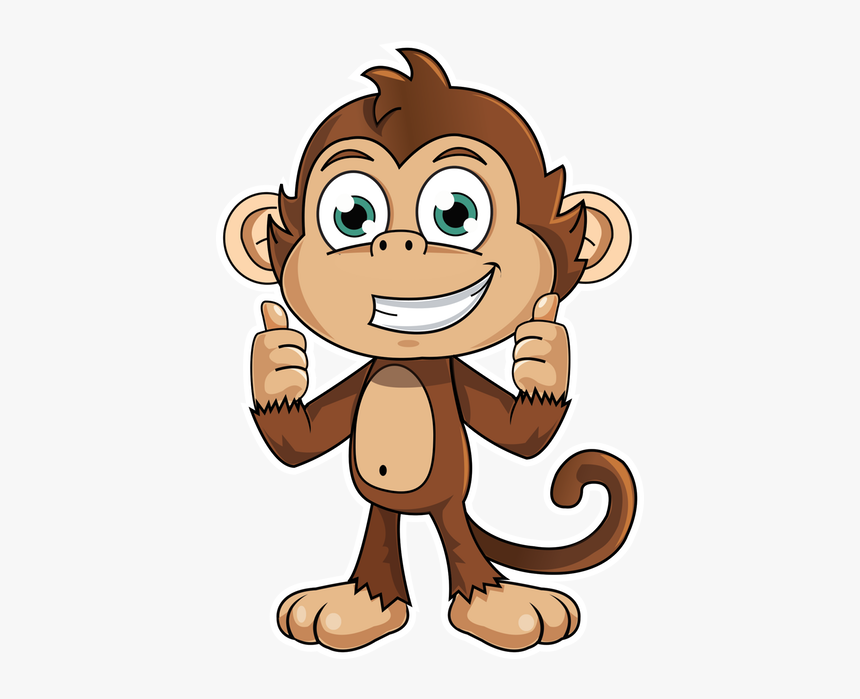 Cute Monkey Stickers Messages Sticker-0 - Cute Stickers For Whatsapp, HD Png Download, Free Download