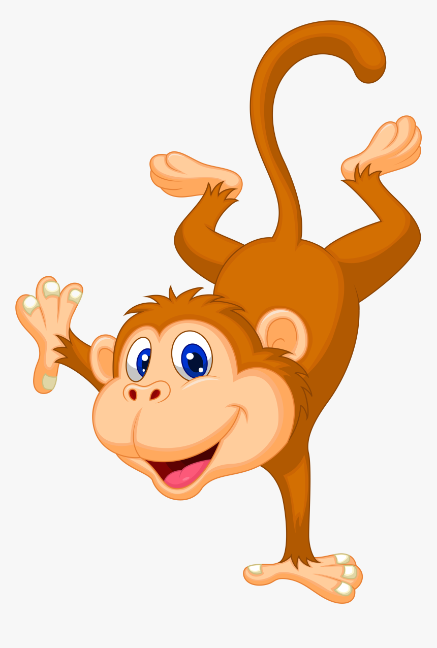 Clip Art Cute Monkey Images - Monkey Clipart Transparent Background, HD Png Download, Free Download