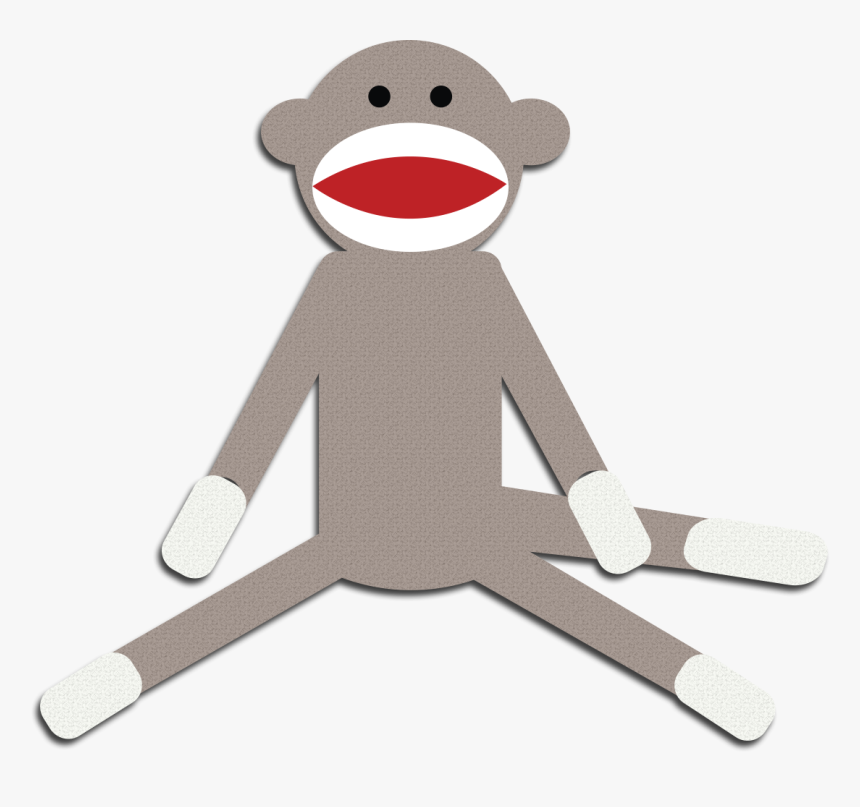 Monkey Clipart Cute Monkey Clipart Schylling Sock Monkey - Sock Monkey Clip Art, HD Png Download, Free Download